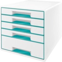 LEITZ 52142051 - Schubladenbox, WOW CUBE, t&uuml;rkis