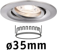 PLM 94294 - Einbauleuchte Nova Mini Coin, 4 W, 2700 K, 15&deg;, rund, eisen
