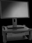 ST MONSTADJD - Monitorst&auml;nder, mit Schublade, schwarz
