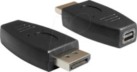 DELOCK 65237 - DisplayPort Adapter, DP 1.2 Stecker auf Mini DP Buchse