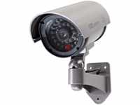 N DUMCB40GY - Dummy-Überwachungskamera, Bullet, IP44, grau
