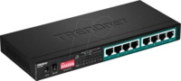 TRN TPE-LG80 - Switch, 8-Port, Gigabit Ethernet, PoE+