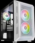 KOLINK 04016 - Kolink Citadel Mesh RGB Micro-ATX Geh&auml;use - wei&szlig;