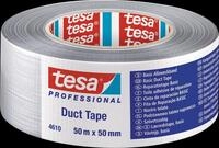 TESA 04610 SI - Gewebeband Professional Duct Tape, 50m x 50mm, silber-matt