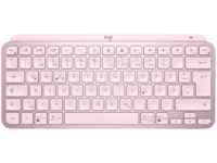 LOGITECH MXKM RO - Funk-Tastatur, Bluetooth, MX Keys Mini, rosa