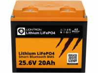 LIO 2420LX - Lithium-Akku, LiFePO4, 25,6 V, 20 Ah, BT BMS