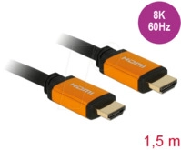 DELOCK 85728 - Ultra High Speed HDMI Kabel 48 Gbps 8K 60 Hz 1,5 m