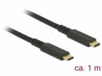 DELOCK 85207 - Delock Kabel USB 3.1 Type-C Stecker > Type-C Stecker, koaxial 1,