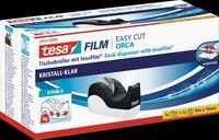 TESA 53914 - Tischabroller Easy Cut&reg; Orca, mit 1 Rolle 10 m x 19 mm