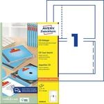 AVZ C32250-25 - CD-Einleger, Inkjet, Laser, 25 St&uuml;ck, wei&szlig;