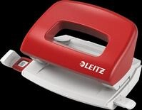 LEITZ 50580025 - B&uuml;rolocher, bis zu 10 Blatt, NeXXt, rot