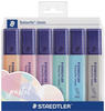 STAEDTLER 364CW6 - Textmarker, Keilspitze, 1-5 mm, 6 Farben, pastell