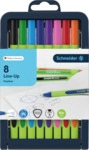 SCHNEIDER 191098 - Line-Up, Fineliner, 0,4 mm, 8-er Set