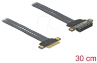 DELOCK 85768 - Riser Karte, PCIe x4 > x4, 30 cm Kabel
