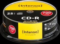 CD 8025 INT - Intenso CD-R 700MB/80min, 25-er CakeBox