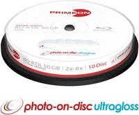 PRIM 2761317 - BD-R DL 50GB 8x, 10-er Cakebox, wasserfest
