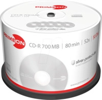 PRIM 2761102 - CD-R 80Min/700MB, 50-er Cakebox