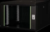 DIGI 1907U66SW - 19" Wandgeh&auml;use, 7HE, 600 mm Tiefe, schwarz