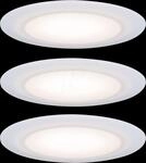 PLM 99940 - Einbauleuchte Suon, 5 W, 2700 K, starr, wei&szlig;, Satin, 3er Set