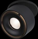 PLM 93370 - Einbauleuchte Spircle, 1 x 8 W, 530 lm, 3000 K, schwarz matt