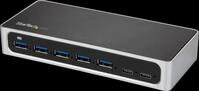 ST HB30C5A2CSC - USB 3.0, 7 Port USB-C Hub, 5x USB-A 2x USB-C, schwarz/silber