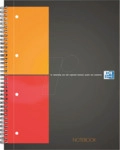 OXFORD 100103664 - Notebook A4+ 5 mm kariert, 80 Blatt, Doppelspirale
