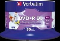 DVD+R8,5 VER50PN - Verbatim DVD+R 8,5GB, 50er, DoubleLayer,NoID
