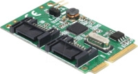 DELOCK 95233 - MiniPCIe 2x SATA 6 Gb/s