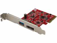 ST PEXUSB311A1E - PCIe x4 > 1 x extern USB 3.1 Type-A, 1x eSATA