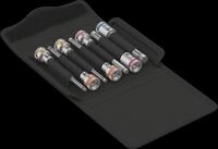 WERA 05004176001 - Bitnuss-Satz, 3/8", 7-teilig