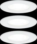 PLM 92980 - Einbauleuchte Nova, 6,5 W, 4000 K, starr, rund, wei&szlig; matt, 3er S
