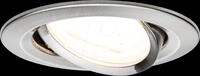 PLM 93429 - Einbauleuchte Nova, 6,5 W, 2700 K, 50&deg;, rund, Eisen geb&uuml;rstet, 3