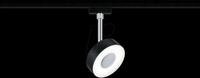 PLM 96939 - URail LED Schienenspot Circle, 160 lm, 5 W, 4000 K, schwarz/chro