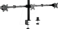 LOGILINK BP0107 - Monitor Halter, 3 Displays, 17" - 27", 380 mm, Tischmontage