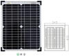 OFF 3-01-001560 - Solarpanel, Mono, 12 V, 20 W