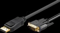 GOOBAY 51962 - DisplayPort/DVI-D Adapterkabel 1.2 3,0 m