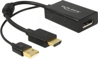 DELOCK 62667 - DisplayPort Adapter, HDMI-A Stecker auf DP Buchse