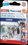 TESA 58000 - tesa&reg; Powerstrips&reg; Large, 5,0 x 2,0 cm, 10 St&uuml;ck