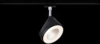 PLM 96924 - URail LED Schienenspot Arena, 800 lm, 14 W, 2700 K, schwarz/chro