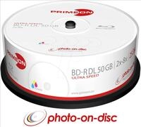 PRIM 2761319 - BD-R DL 50GB 8x, 25-er Cakebox, matt