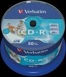 VERBATIM 43438 - Verbatim CD-R 700MB/80min, 50-er, printable