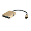 ROLINE 12021120 - USB 3.0 Hub 4 Port, USB-C zu 2x USB-A, 1x HDMI, 1x PD
