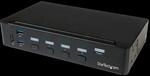 ST SV431DPU3A2 - 4 Port DisplayPort KVM - USB 3.0 - 4K