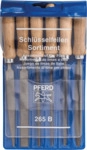 PFERD 11706100 - Schl&uuml;sselfeilen-Set mit Holzheft 6-tlg, 100mm, Hieb 2, 265 B