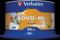 DVD-R4,7 VER50PN - DVD-R 4,7GB, bedruckbar, 50er Spindel
