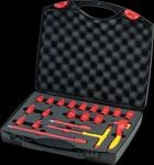 WIHA 43023 - Ratschenschl&uuml;ssel Set, isoliert, 21-teilig