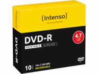 DVD-R4,7 INT10P - Intenso DVD-R 4,7GB, SlimCase, printable