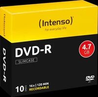 DVD-R4,7 INT10 - Intenso DVD-R 4,7GB, 10-er SlimCase