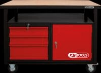 KS 865.0101 - Fahrbare Werkbank mit 3 Schubladen