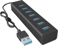 ICY IB-HUB1700U3 - USB 3.0 Typ-A, 7 Port Hub USB Typ-A